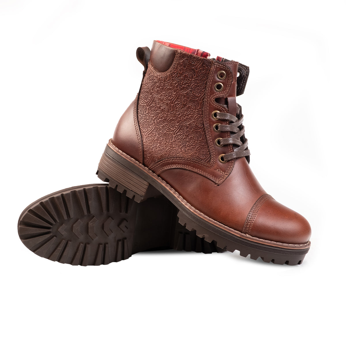 MARTINA 1 MIEL | Botas en cuero