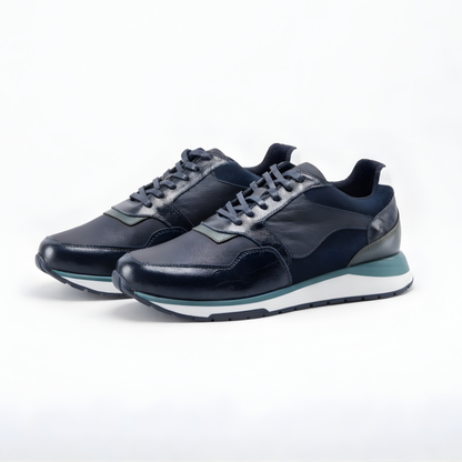 Sneakers en cuero | Atlanta Azul