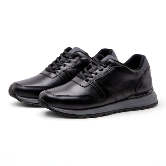 Sneakers en cuero | Patric Negro