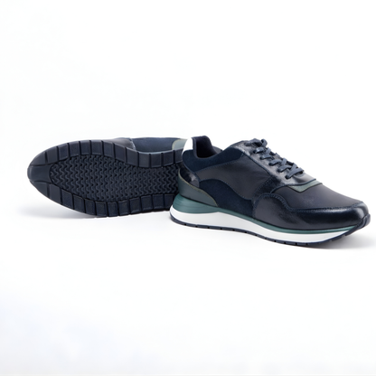 Sneakers en cuero | Atlanta Azul
