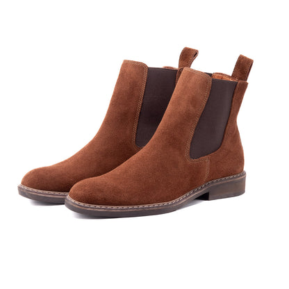 CHELSEA CARNAZA CANELA | Botas en cuero