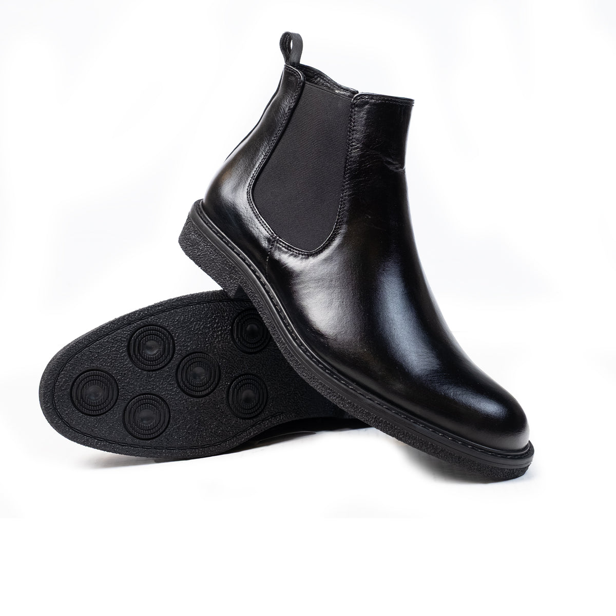 CHELSEA NEGRO| Botines en cuero
