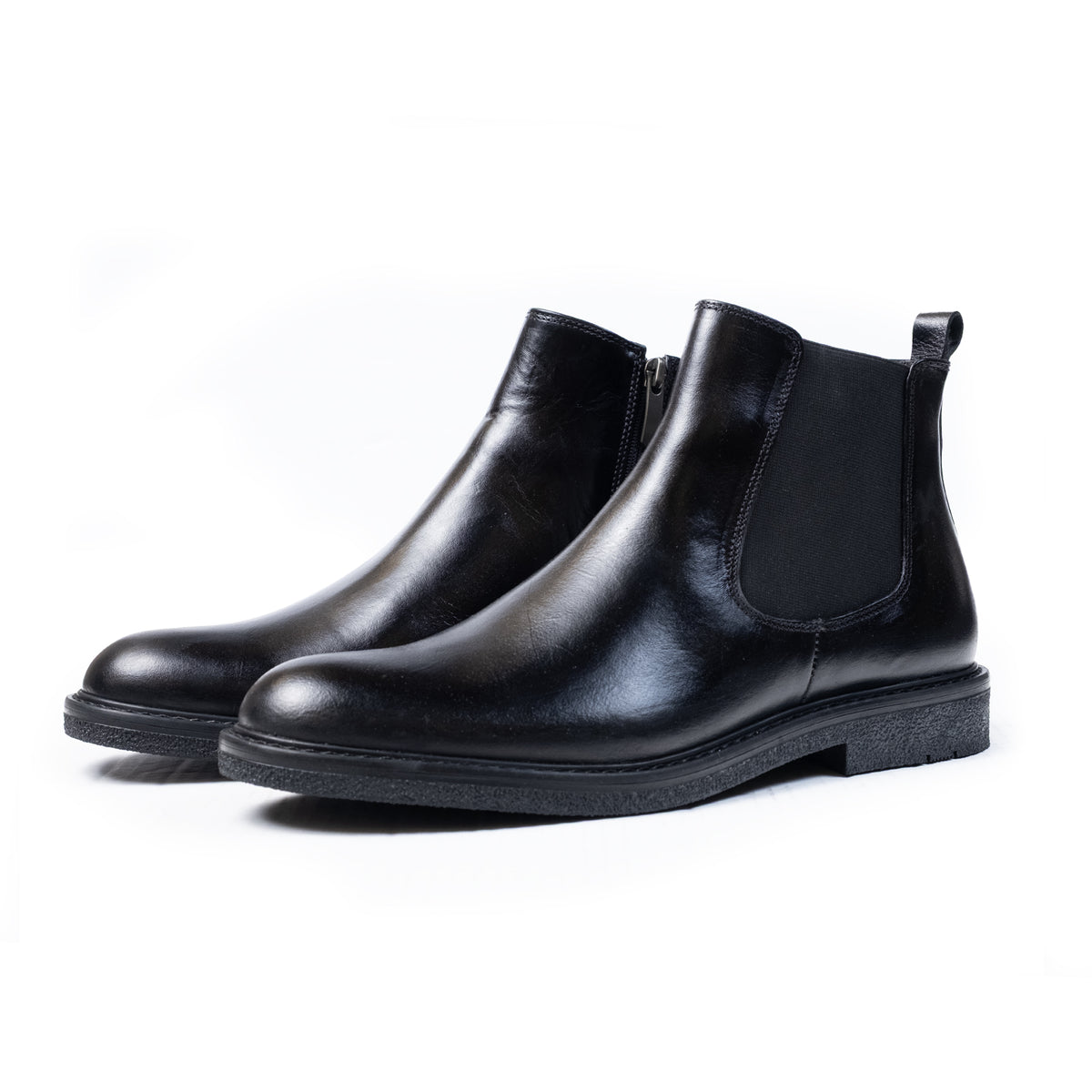 CHELSEA NEGRO| Botines en cuero