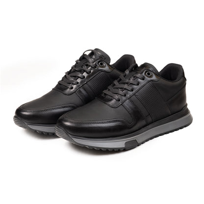 DENVER NEGRO | Sneakers en cuero