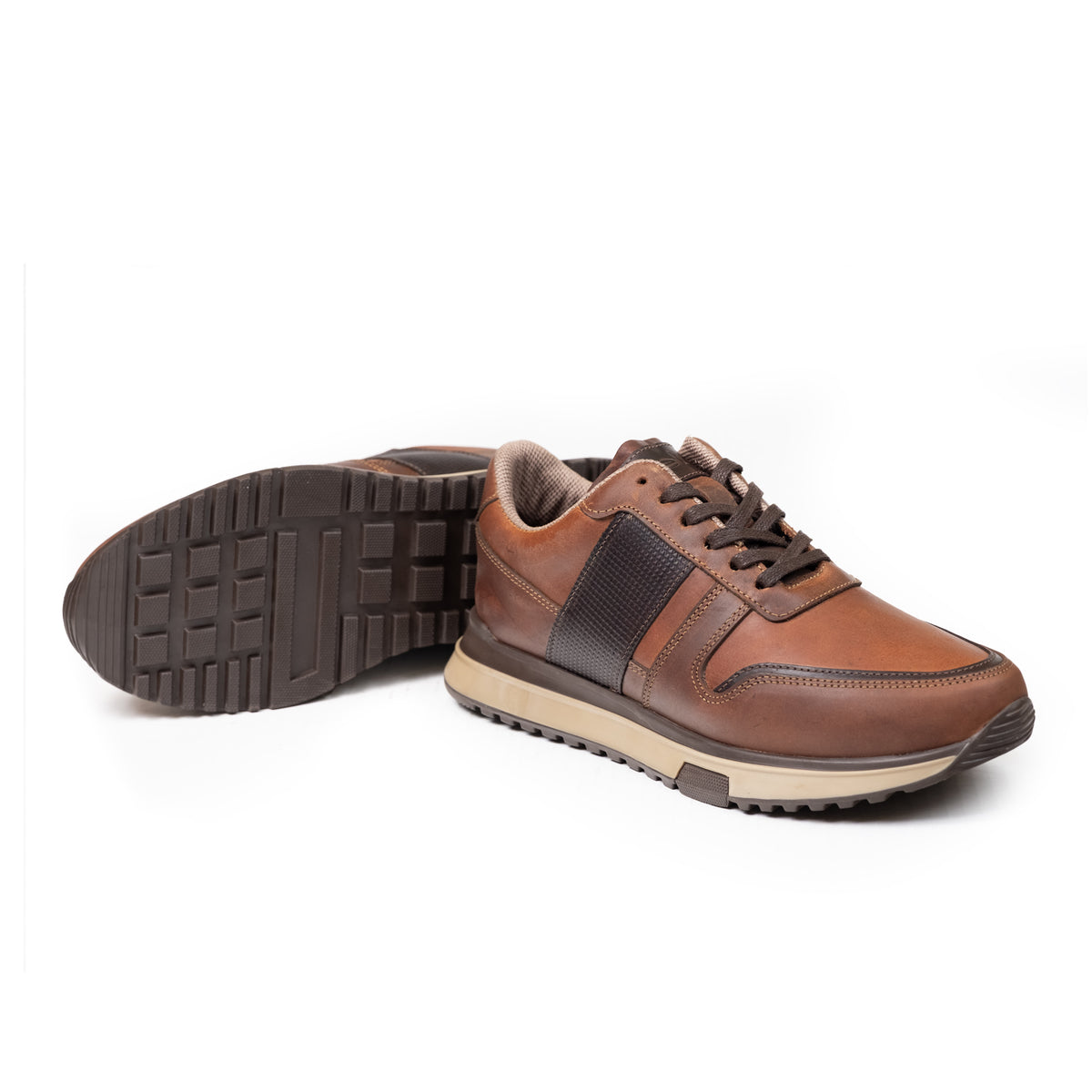 DENVER CAFE | Sneakers en cuero