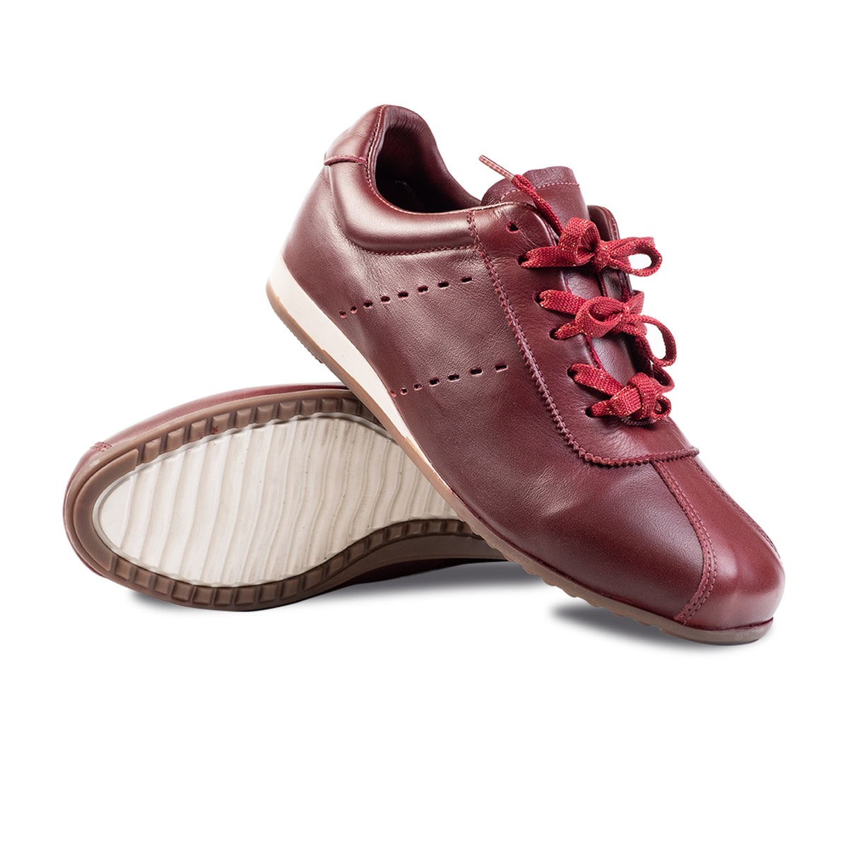 SNEAKERS SIMONA UVA | Zapatos 100% cuero