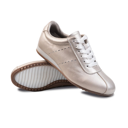 SNEAKERS SIMONA CHAMPAÑA | Zapatos 100% cuero