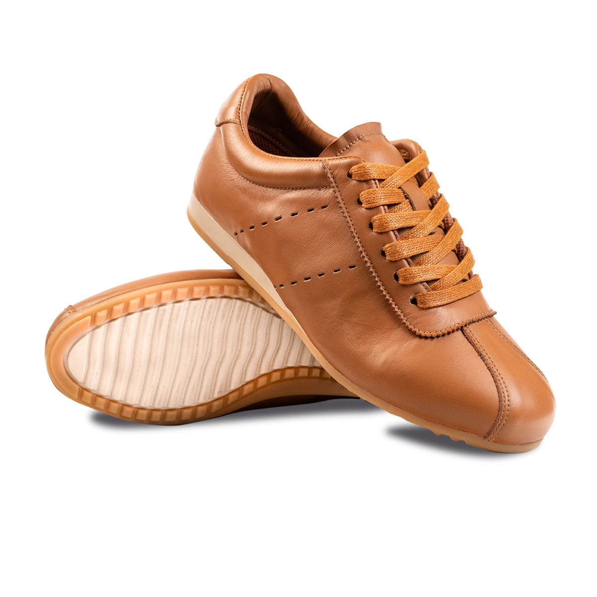 SNEAKERS SIMONA MIEL | Zapatos 100% cuero