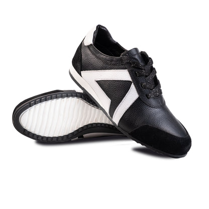 SNEAKERS SIMONA II NEGRO | Zapatos 100% cuero