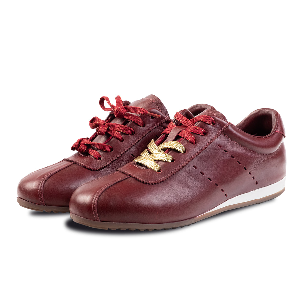 SNEAKERS SIMONA UVA | Zapatos 100% cuero