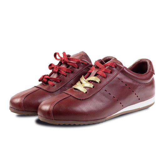 SNEAKERS SIMONA UVA | Zapatos 100% cuero
