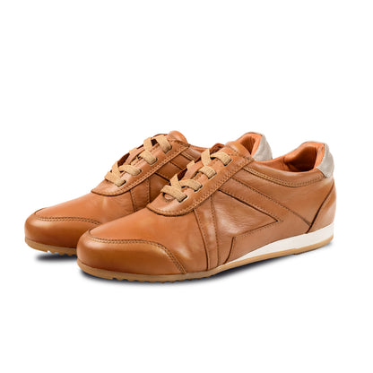 SNEAKERS SIMONA II MIEL | Zapatos 100% cuero