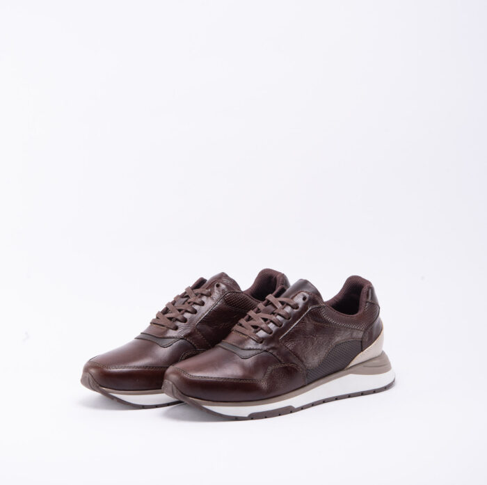 TENIS CUERO LISO ATLANTA CHOCOLATE - Image 2